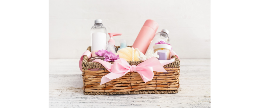 a take home mother's day spa gift basket