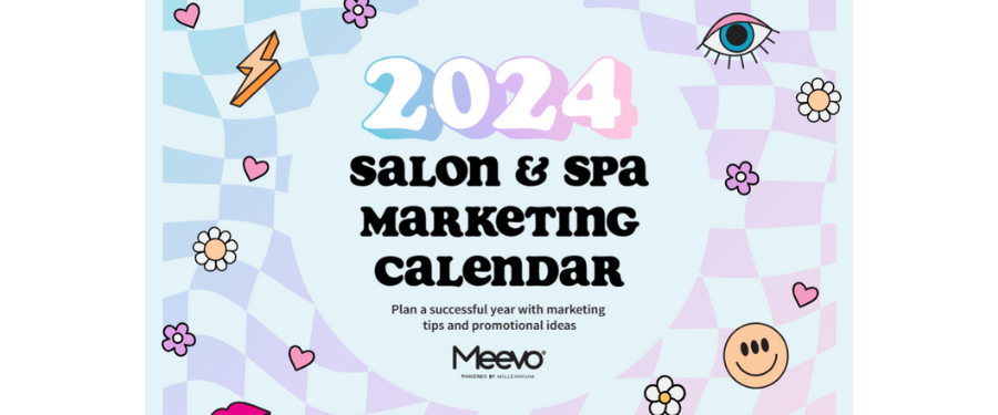 Meevo 2024 annual salon and spa marketing calendar