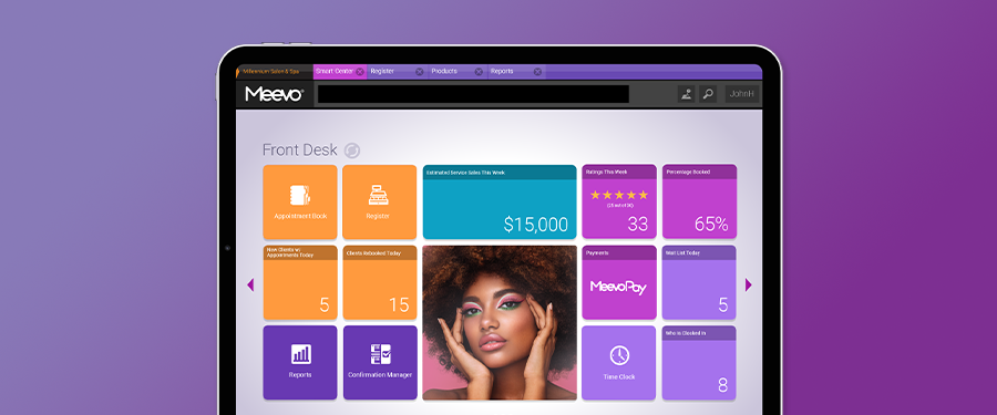 Meevo salon spa software