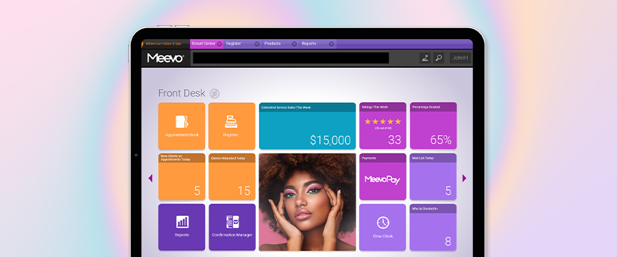 meevo spa and salon software