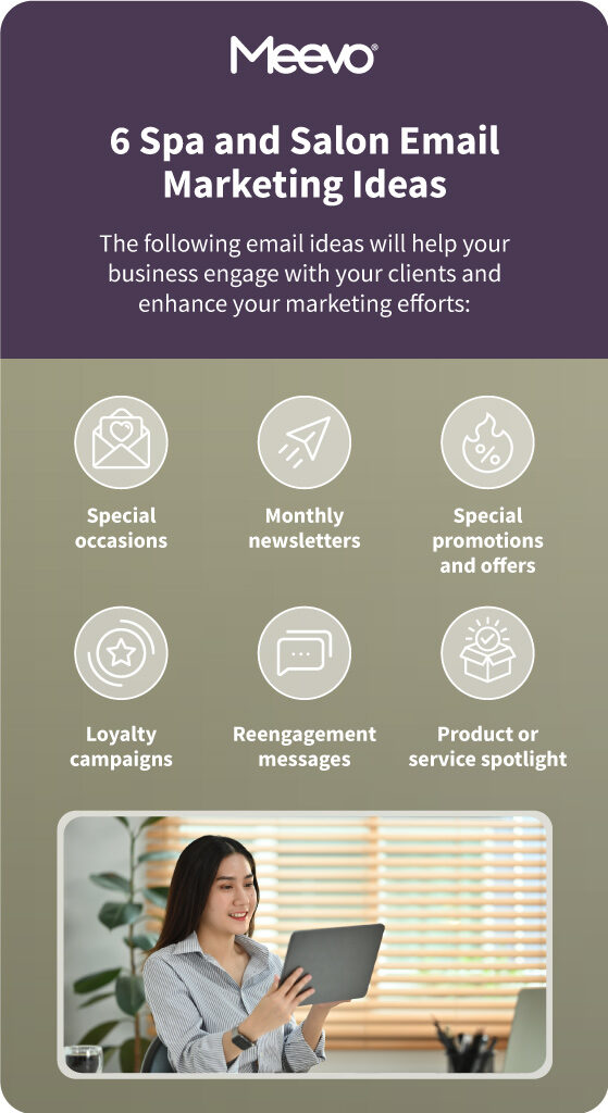 spa-salon-email-marketing-ideas-woman-with-tablet