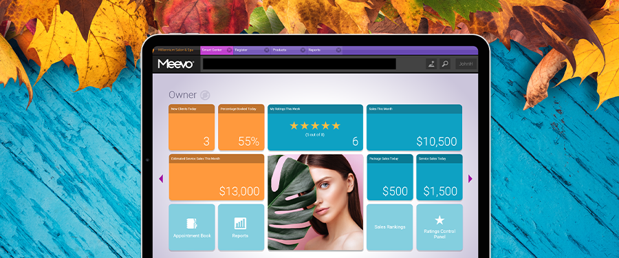 An image of Meevo spa and salon software
