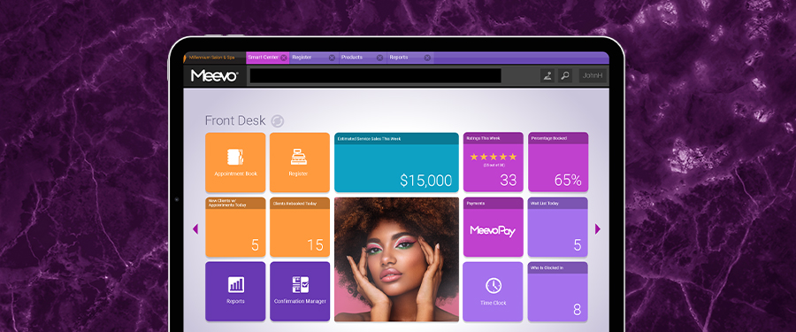 Meevo spa and salon software