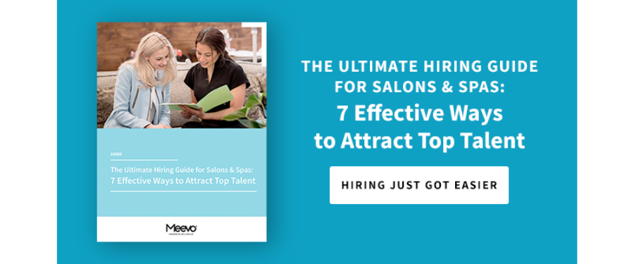 A salon and spa hiring guide graphic