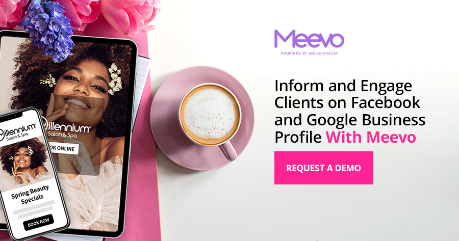 Inform and Engage Clients on Facebook and Google Business Profile With Meevo