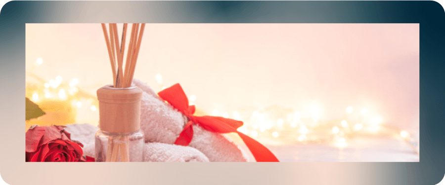 spa-towels-rose-reed-diffuser