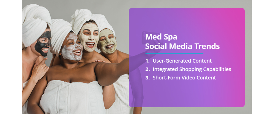 Spa trends - women taking a selfie at the spa in towels and a facial mask