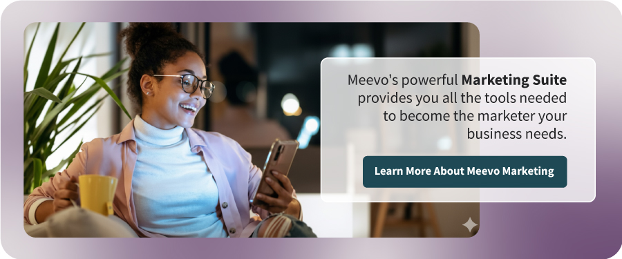 woman-using-meevo-marketing-tools-on-phone