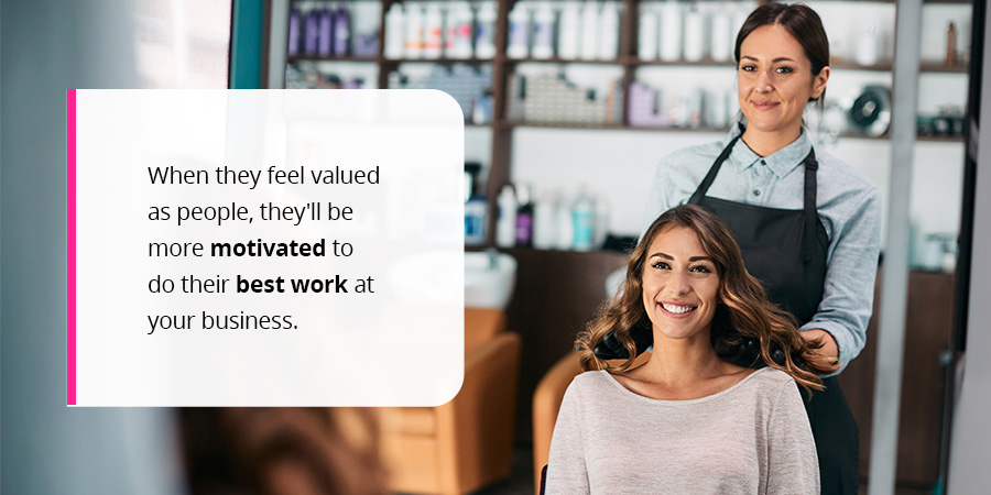 Enhancing Salon Employee Experience