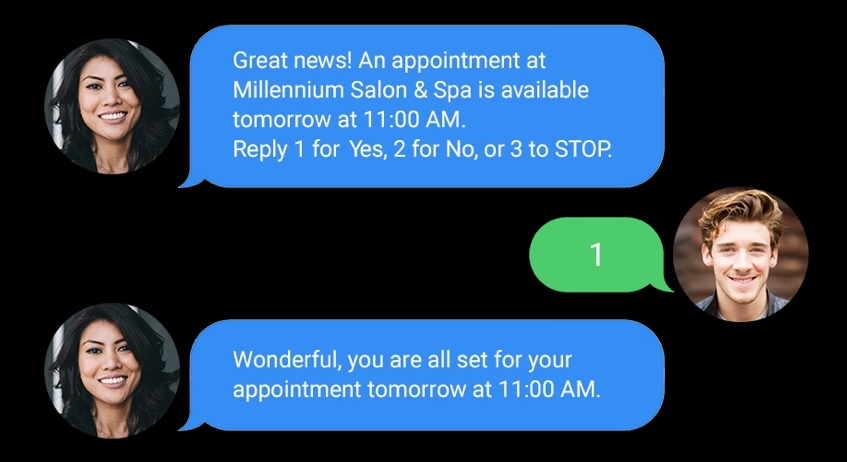 Appointment Available: Reply to confirm