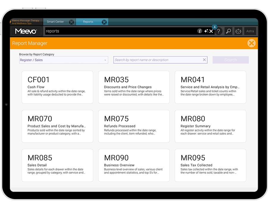 Meevo Report Manager GIF