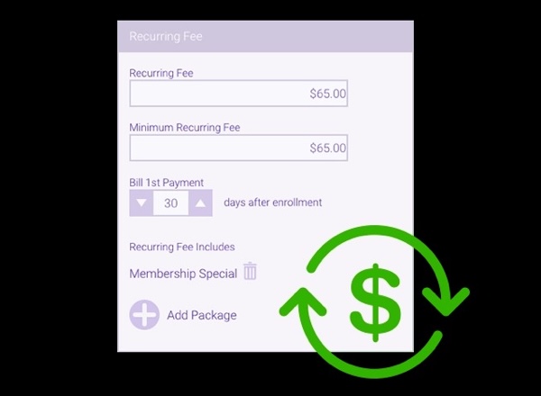 Recurring Fee Membership illustration