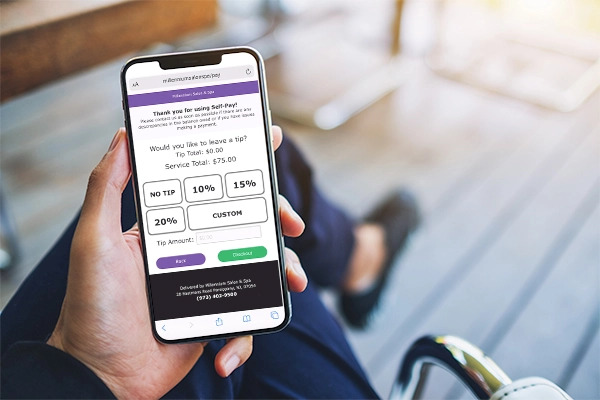 Self-Pay Checkout option