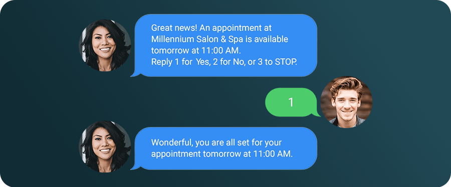 Appointment Available: Reply to confirm