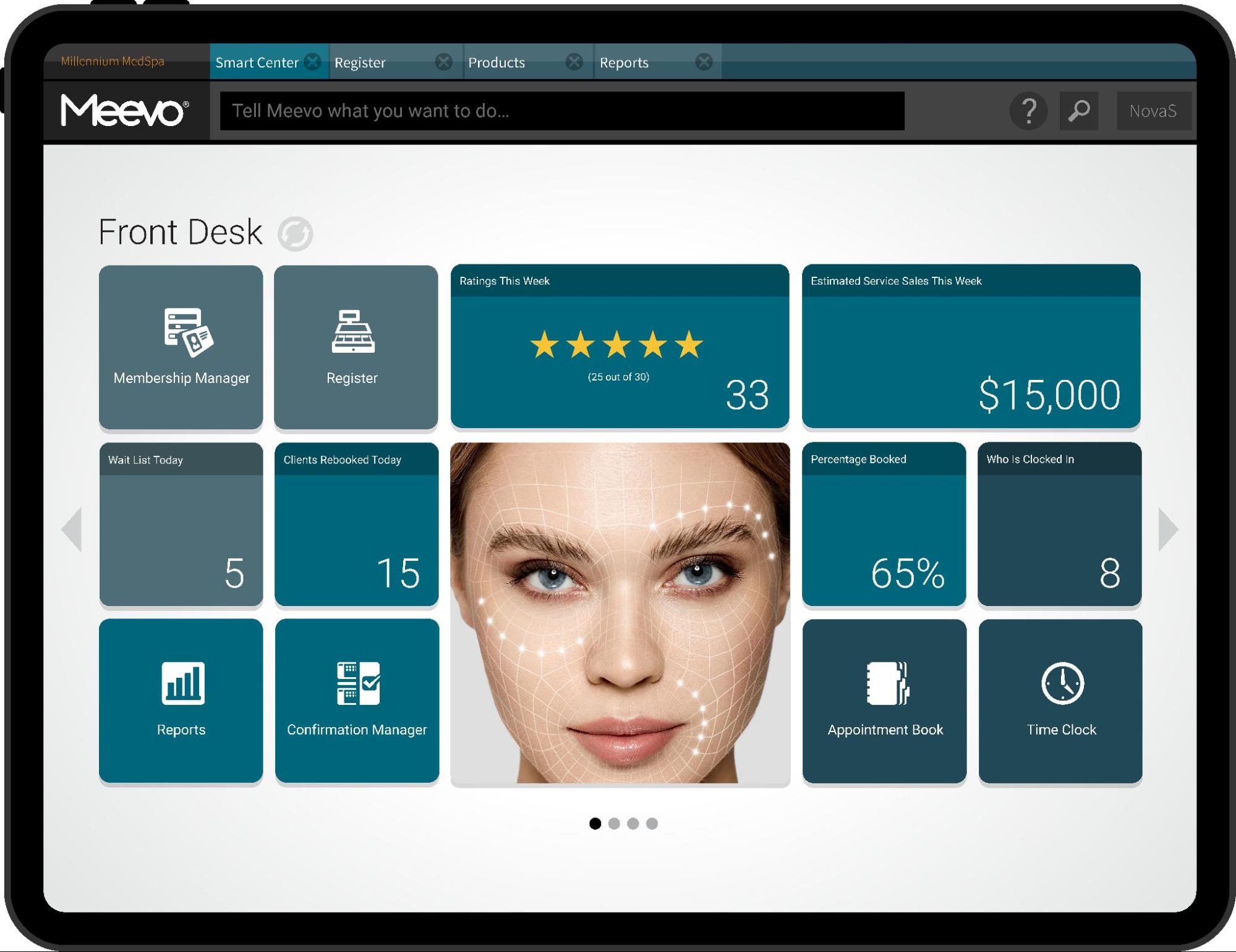 Meevo Smart Center: Front Desk