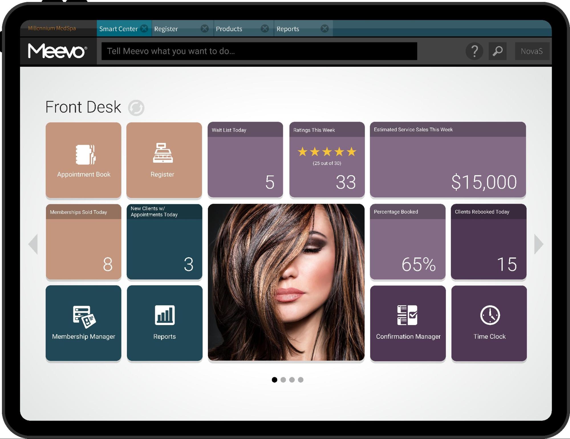 Meevo Smart Center: Front Desk