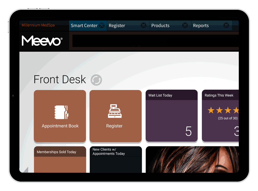 Meevo Appointment Book using Convobar voice recognition to book an appointment
