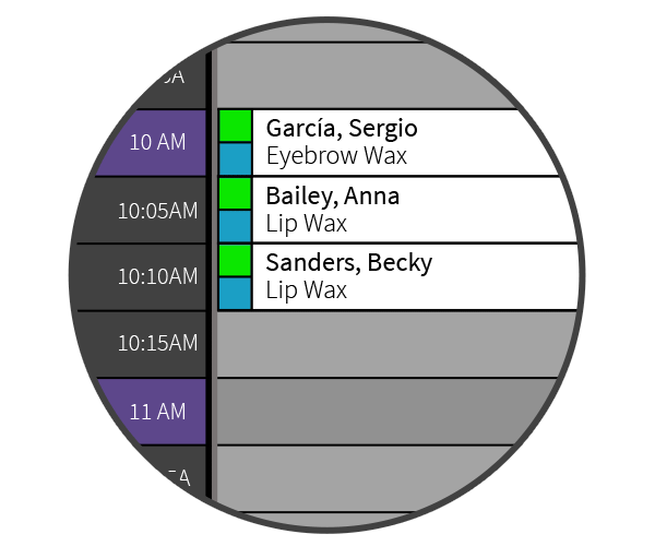 Meevo precise booking