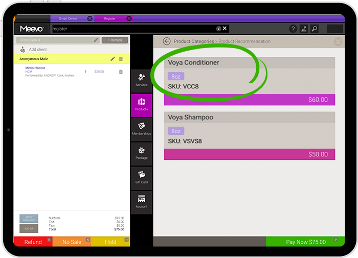 Point of Sale System for Salon and Spa | Meevo
