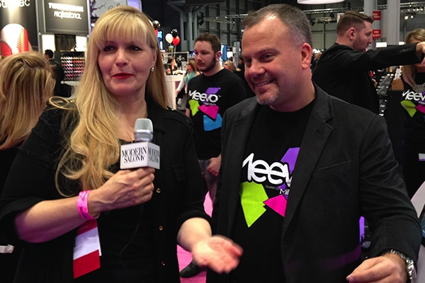 John Harms being interviewed by Modern Salon