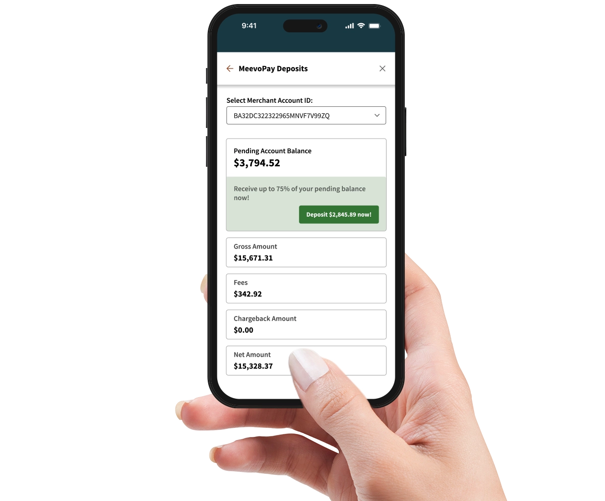 MeevoPay Now Deposits