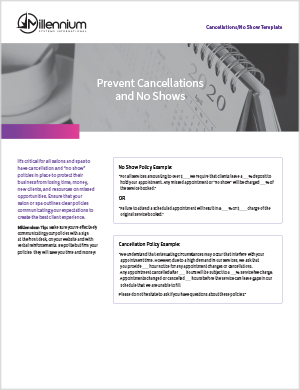 Prevent Cancellations and No Shows